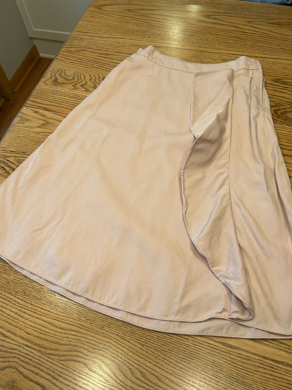 J.Crew 365 Collection Pink Midi Skirt Size 6 Ruffle Rose